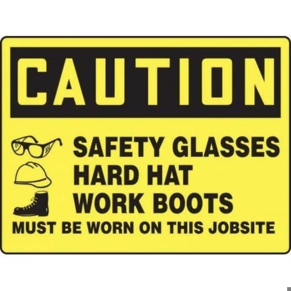 Accuform BIGSIGNS OSHA CAUTION SAFETY SIGN MPPE775XL MPPE775XL - main